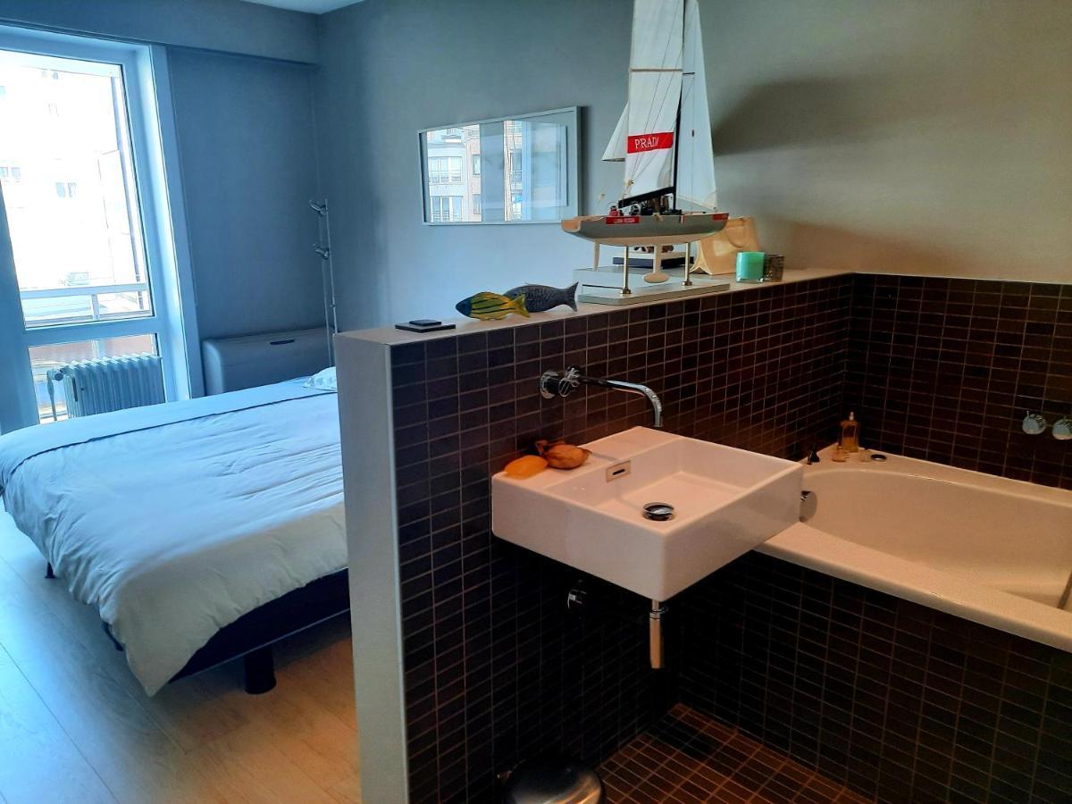 Zeezicht Sibeac Koksijde Apartment Bagian luar foto